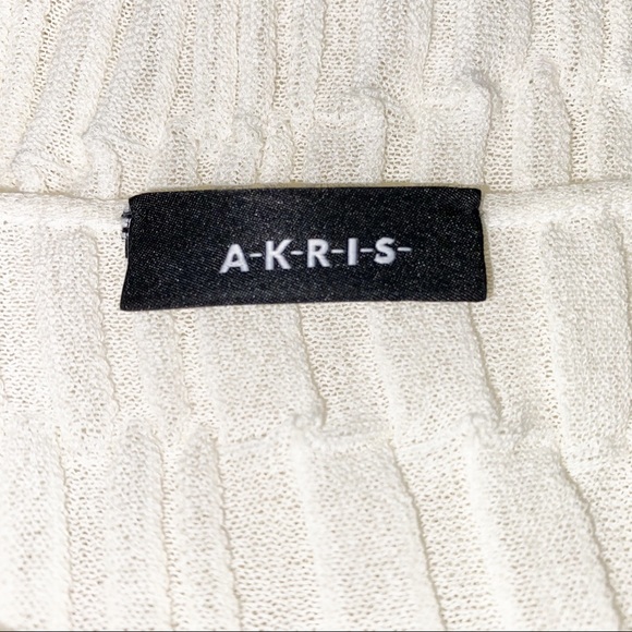 Akris White Sheer Gauze Smocked Blouse - Picture 8 of 12